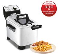 Moulinex AM3380 freidora Sencillo 3 L Independiente 2300 W Acero inoxidable