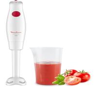 Moulinex batidora de mano 350w blanco dd12a110 | Mezclador para sopas y purés - Vaso de 800 ml - Cuchillas Zelkrom duraderas - Pie antisalpicaduras - Limpieza fácil