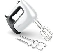 Moulinex - Batidora eléctrica, 500 W, 5 velocidades, Ajuste Turbo, 2 batidores + 2 amasadoras de acero inoxidable, ideal para preparaciones ligeras y gruesas, Prep'Mix+ HM460110