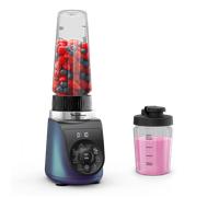 Moulinex Blend Up, Batidora personal, 1000 W de potencia, 8 Programas Automáticos, Color Azul
