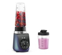 Moulinex Blend Up, Batidora Vaso 1000W 8 Programas Pica Hielo Azul