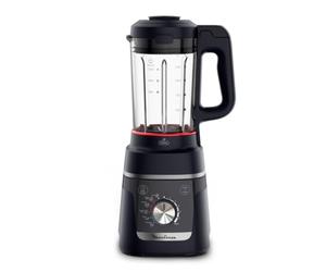 Moulinex Blendforce Cook, Blender Calefacción, Recetas Calientes y Frías, 5 Programas Automáticos, 6 Velocidades + Pulse, Azul Noche, LM5768F0