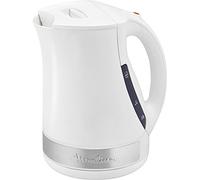 Moulinex BY108110, Tetera eléctrica (corriente alterna) 1.7L, 2400W, acero inoxidable, color blanco