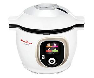 Moulinex Cookeo CE851A - Robot de Cocina, alta Presión, 6 Modos Cocción, 150 recetas programadas y Bol Extraíble Antiadherente con, Capacidad hasta 6 raciones y fácil interfaz, Acero