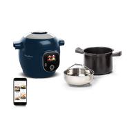 Moulinex Cookeo+, Olla Eléctrica Programable, 6L, 6 programas, 150 Recetas Integradas, Azul