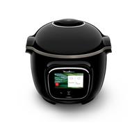 Moulinex Cookeo Touch Wi-Fi CE902 - Freidora de aire sin aceite, 1600 W, capacidad de hasta 6 personas (4 L), 6 programas automáticos, conexión Wi-Fi, libre de PFOA, fácil limpieza, color negro