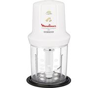 Moulinex DJ3051 Picadora eléctrica de alimentos, color blanco (0,25 L, Color blanco, 350 W)