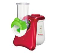 Moulinex DJ8115 Picadora eléctrica multiusos, 260 W, color rojo y blanco