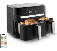 Moulinex Dual Easy Fry 8,3L, Freidora de aire con doble cesta
