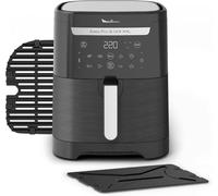 Moulinex Easy Fry & Grill, Freidora de aire y grill 2 en 1 de 6,5 L, 1830 W, 8 Programas Automáticos, 70% Ahorro Energético, Parrilla antiadherente, Divisor Flexcook, Hasta 200ºC y 60 min, EZ8018