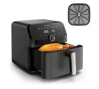 Moulinex - Easy Fry Mega EZ855HF0 freidora Sencillo 7,5 L Independiente 2020 W Freidora de aire caliente Negro, Gris