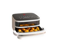 Moulinex Freidora de Aire Easy Fry XL Surface, 2200 W, Doble Resistencia, Cocción Uniforme, Cesta Ancha, 10 Programas Automáticos, Horno para Pizzas, Diseño Compacto, Ventana de Visualización, AL4001