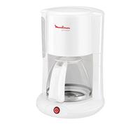 Moulinex FG2601 - Cafetera (Independiente, Cafetera de filtro, 1,25 L, De café molido, 1000 W, Blanco)