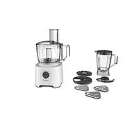 Moulinex FP2461 Easy Force - Robot de cocina todo en uno, 6 accesorios para 25 funciones diferentes, capacidad del recipiente: 1,4 l