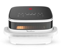 Moulinex Freidora de Aire Easy Fry XL Surface, 2200 W, Doble Resistencia, Cocción Uniforme, Cesta Ancha, 10 Programas Automáticos, Horno para Pizzas, Diseño Compacto, Ventana de Visualización, AL4001