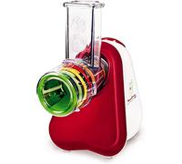 Moulinex Fresh Express Plus - Rallador, 5 funciones, 200W, 1 dB, metal, rojo/blanco