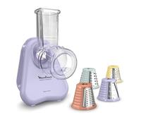 Moulinex Fresh Express, Trituradora de verduras eléctrica, Sistema de extracción directa, Tritura-pica-ralla, Lila, DK8546E0