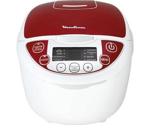 Moulinex Fuzzy LED - Robot de cocina de 750 W, 12 funciones, capacidad 5 L, panel control LED, fácil de usar, cocción inteligente, fácil limpieza, MK7051