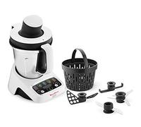 Moulinex hf4041 volupta Robot de cocina multifunción con cocción, 5 programas automáticos para pasta, platos al vapor, vellutate y postre, 1000 W, Capacidad 3L, 100 deliziose recetas incluidas
