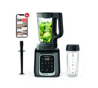 Moulinex Infiny Mix+, Batidora de Vaso, 1600W, 5 programas, Negra