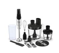 Moulinex Infinyforce Pro - Batidora de mano de 1200 W, cuchillas Powerlix de alto rendimiento y duraderas, resultados rápidos, gatillo ergonómico, diferentes velocidades y accesorios, DD95JD