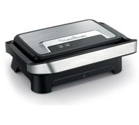 Parrilla eléctrica Moulinex GI270D acero inoxidable 1000 W antiadherente