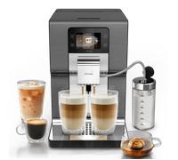 Moulinex Intuition Experience Hot&Cold, Cafetera Superautomática, Pantalla táctil , 36 Recetas, Jarra de leche, Titanio