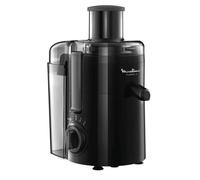 Moulinex JU3708 Licuadora centrífuga 350 W Negro, Acero inoxidable