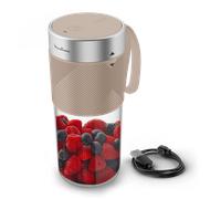 Moulinex Lightmix, Batidora portátil, 300 ml, Potente, Ligera, Color Arena