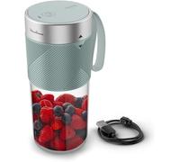 Moulinex Lightmix, licuadora portátil, inalámbrica, 300 ml, potente, recargable, eucalyptus LM1C0410