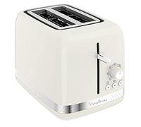 Moulinex LT300 Toaster Soleil, Tostadora, 7 niveles de tostado, función parada, descongelación, calefacción, compartimentos de ancho variable, accesorio pinzas, marfil