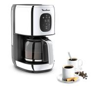 Moulinex Majestuo Cafetera de Filtro, 10 Tazas, Pantalla Táctil, Blanca