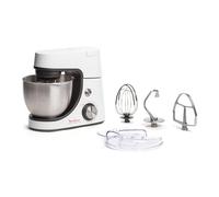 Moulinex Masterchef Gourmet - Robot de repostería, 1100 W, 4,6 L de capacidad, 8 velocidades + Pulse kit de repostería, mezcla homogénea, batidor fundido a presión, gancho masa, libro recetas, QA5101