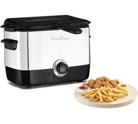 Moulinex AF220010 freidora Sencillo 1 L Independiente 1000 W Negro, Acero inoxidable