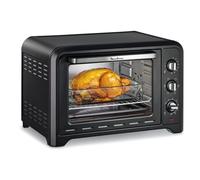 Moulinex Optimo 39 L - Horno electrico de sobremesa de 2000 W, 6 programas, convencion, temperatura hasta 240 °C, rejilla reversible, temporizador hasta 120 min, accesorios para pizza, OX4878