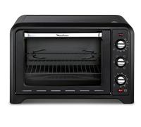 Moulinex Optimo, horno de sobremesa de 39 L con asador, compacto, convección, 7 modos de cocción, termostato de hasta 240 °C, temporizador de 120 minutos, fácil de usar, OX485810