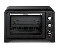 Moulinex Optimo, horno de sobremesa de 39 L con asador, compacto, convección, 7 modos de cocción, termostato de hasta 240 °C, temporizador de 120 minutos, fácil de usar, OX485810