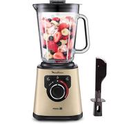 Moulinex Perfect Mix , Batidora de vaso 1200 W, cuchillas Powelix de alta eficiencia, capacidad 2 L, sistema de refrigeración, ideal para batidos, licuados y mocktails, tritura hielo, autoclean LM871A