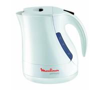 Moulinex Principio BY1071 - Tetera eléctrica, 1200 W, 1.2 L, acero inoxidable, blanco