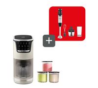 Moulinex Promo Pack Heladera Dolci + Batidora de Mano Quickchef 3 en 1