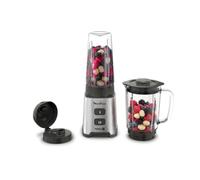 Moulinex Pulseo, Batidora Vaso Individual 400W Powelix Recipiente 600ml | Con recipiente portátil de 600 ml, cuchillas extraíbles y control de textura para tus bebidas LM17GD