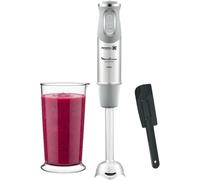 Moulinex Quickchef, Batidora Mano 1000W Powelix 10 Velocidades Gris | Con cuchillas Powelix, pie metálico, 10 velocidades, vaso medidor 800 ml y espátula DD65ADES