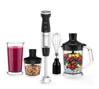 Batidora de mano Moulinex Quickchef+, cuchillas con tecnología Powelix, accesorio batidor picador XL 5 en 1, modo silencioso, 2velocidades variables, DD67L810