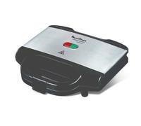 Moulinex SM156D sandwichera 700 W Negro, Acero inoxidable