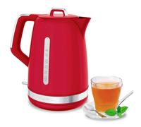 Moulinex Soleil, Hervidor de agua, 1,7 L de capacidad, 2400 W, Rojo