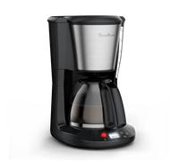 Moulinex Subito 5, Cafetera de filtro, 1,25 L, 1000 W, Con Temporizador, Inox