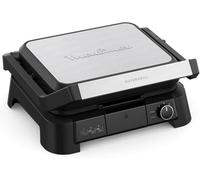 Moulinex SuperGrill 3en1 - Grill de contacto, plancha y paninis, interior/exterior, 2000W, termostato regulable, 3 alturas, placas antiadherentes, modelo GI510DF0