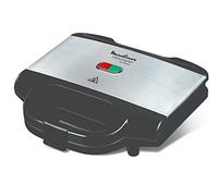 Moulinex SM156D sandwichera 700 W Negro, Acero inoxidable