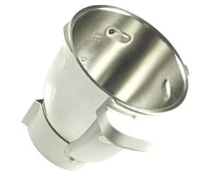 Moulinex XF380E - Bol de acero inoxidable para el robot de cocina Companion, capacidad 4.5 L, con eje extraíble para cocinar 2 recetas sin que tengas que lavar entre ellas