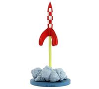 Moulinsart Figura de Resina Lanzamiento del Cohete-Colección Los Iconos, Adultos Unisex, Rojo y Blanco, Tamaño Único